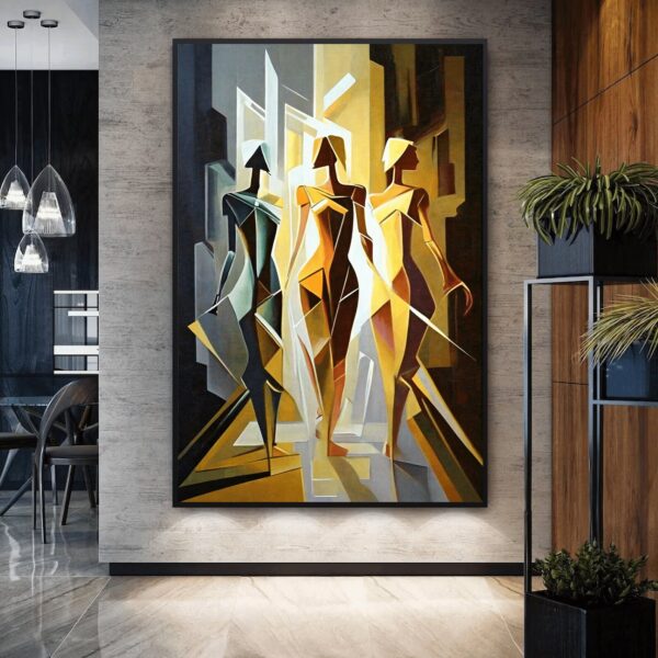 Abstract Woman Art Print